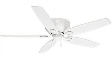 Casablanca 54103 Durant Ceiling Fan with Five Snow White Blades
