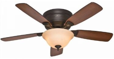 Hunter 52063 Low Profile 48-inch Ceiling Fan with Light Kit