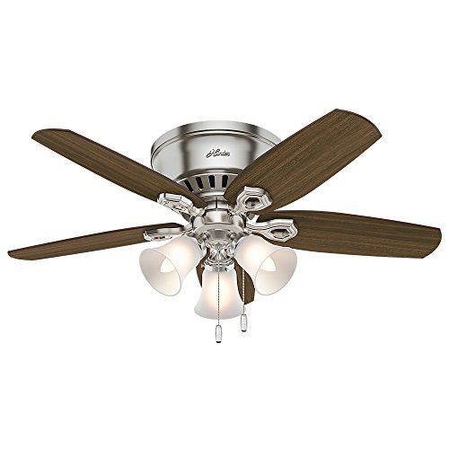 Hunter 51092 42-inch Builder Low Profile Ceiling Fan with Light