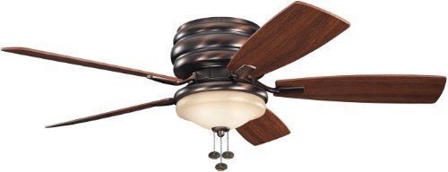 Kichler Lighting 300119obb Windham 52in Flush Mount Ceiling Fan