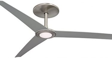 PossiniEuro Design 60-in Ozone LED Ceiling Fan with Silver Blade