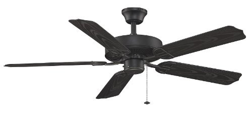 Fanimation Aire Decor 52 in Black with Pull-Chain BP230BL1