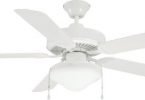 Litex E-WOD52WW5C All Weather Collection Indoor-Outdoor Ceiling Fan