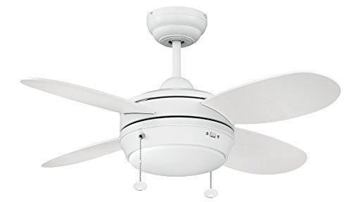 Litex E-MLV36MWW4LK1 Maksim Collection 36-Inch Ceiling Fan