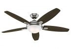 Hunter 54-inch Contemporary Ceiling Fan with Energy Efficient LED Light