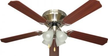 Litex BRC52BNK5L Schuster Collection 52-Inch Ceiling Fan