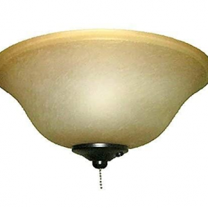 Harbor Breeze 2-Light Black/Bronze Incandescent Ceiling Fan Light Kit