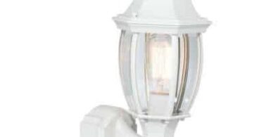 Hampton Bay Alexandria 180Â° White Motion-Sensing Outdoor Decorative Lamp Manual