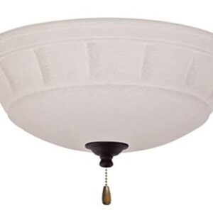 Emerson LK141LEDVNB Grande White Mist LED Ceiling Fan Light Fixture