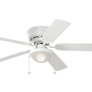Harbor Breeze Armitage 52-in White Indoor Flush Mount Ceiling Fan