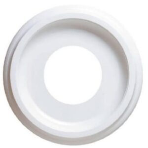 Westinghouse 7703700 9-3/4-Inch Smooth White Finish Ceiling Medallion