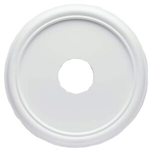 Westinghouse 7773200 16-Inch Smooth White Finish Ceiling Medallion