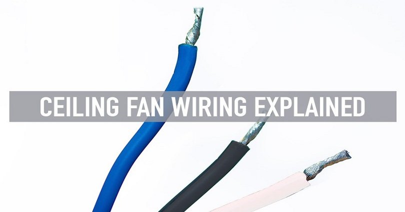 Ceiling Fan Wire Colors, What Color Wire For Ceiling Fan