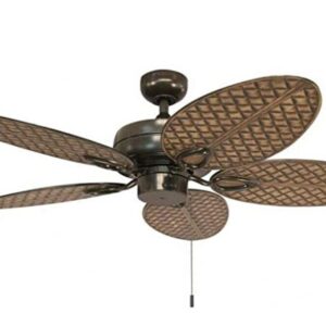 Harbor Breeze Tilghman II 52-in Bronze Indoor/Outdoor Ceiling Fan