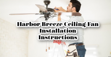 harbor breeze ceiling fan installation