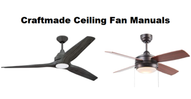 Craftmade ceiling fan manuals