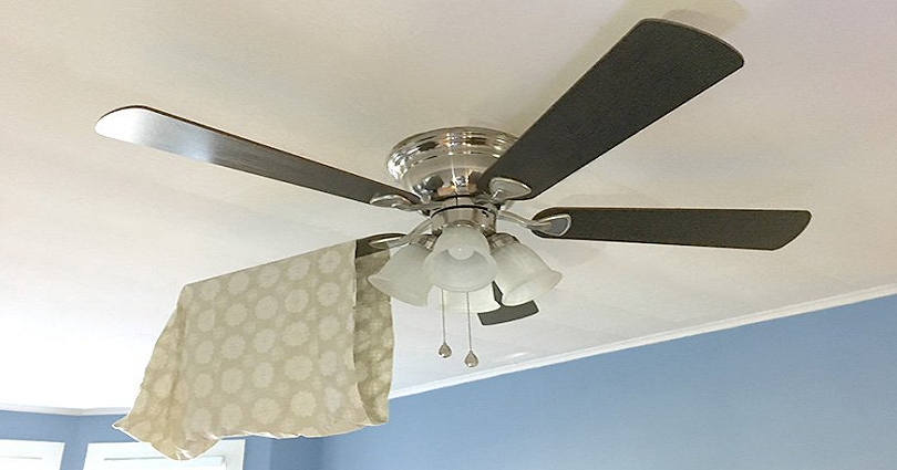 how to clean ceiling fan blades