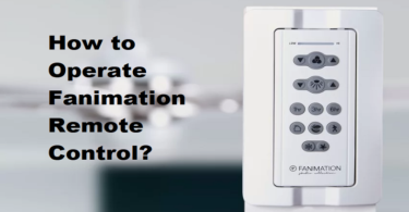 how to operate fanimation remote