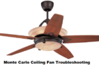 monte carlo ceiling fan troubleshooting