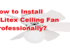 how to install a litex ceiling fan