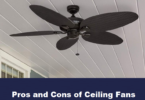 pros and cons of ceiling fans